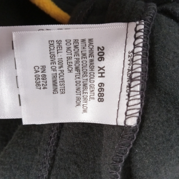 COLUMBIA IOWA HAWKEYES PULLOVER‎ FLEECE TOP W/HOOD SIZE 7 YOUTH NWT - Picture 10 of 15